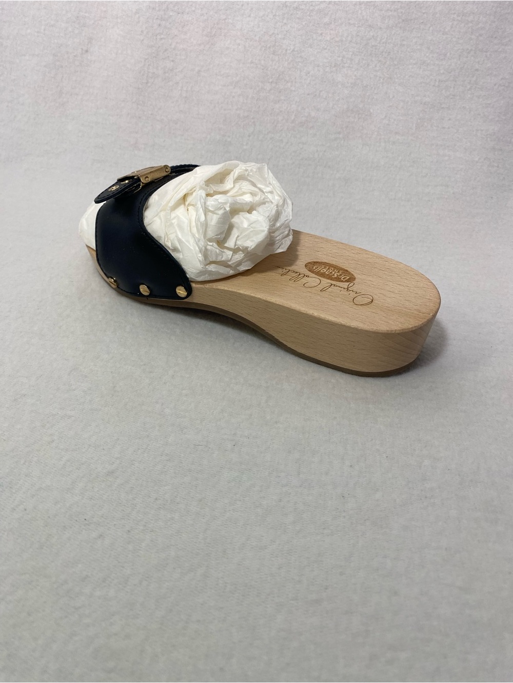 Dr. Scholl's Original Collection Women's Pescura Wood Sandals Black Size 7M
